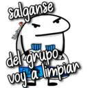 salganse
Valentina
del grupo
voy a limpiar