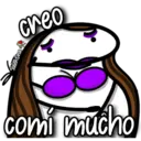 creo
Valentina
comí mucho
