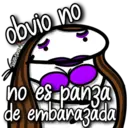 obvio no
Valentina
no es panza
de embarazada