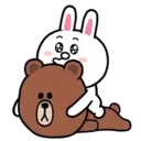 Good friends Brown & Cony every summer_kal 17