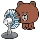 Good friends Brown & Cony every summer_kal 16