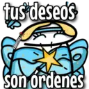tus deseos
Valentina
Son ordenes