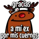 gracias
Valentina
a mí ex
por mis cuernos