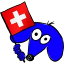 Blue Dog Flag 12