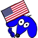 Blue Dog Flag 3