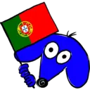 Blue Dog Flag 7