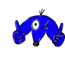 Blue Dog by Serge Gauya 6