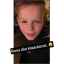 Ross die klaarkomt..