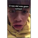 O nee dat was geen
scheet