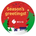 MSIG Christmas & New Year 2023 Stickers 6