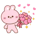 Koni & Ebi love couple rabbit 7