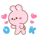 Koni & Ebi love couple rabbit 23