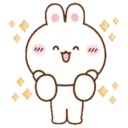 Koni & Ebi love couple rabbit 12