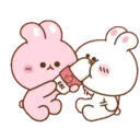 Koni & Ebi love couple rabbit 24