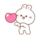 Koni & Ebi love couple rabbit 6