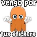 vengo por tus stickers