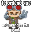 te ordenó que Jy me mandes tu pack