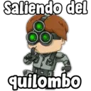 Saliendo del E quilombo