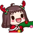 Girl red christmas 2 9
