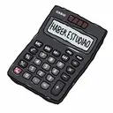 % +/ %5 CASIO 3 HABER ESTUDIAO MU MC MR M- M+ 7 8 9 4 5 6 1 2 0 + + OFF X 1.