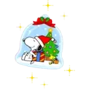 【中文】Snoopy 冬季應景全螢幕貼圖 23