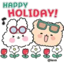 HAPPY
HOLIDAY!
OO
@lexa
