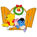 NAVIDAD WINNIE POOH Y AMIGOS BLANCA AT 13