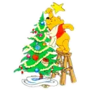 NAVIDAD WINNIE POOH Y AMIGOS BLANCA AT 27