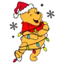 NAVIDAD WINNIE POOH Y AMIGOS BLANCA AT 21