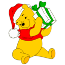 NAVIDAD WINNIE POOH Y AMIGOS BLANCA AT 15