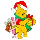 NAVIDAD WINNIE POOH Y AMIGOS BLANCA AT 16