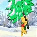 NAVIDAD WINNIE POOH Y AMIGOS BLANCA AT 19