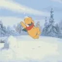 NAVIDAD WINNIE POOH Y AMIGOS BLANCA AT 3