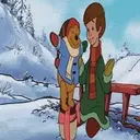 NAVIDAD WINNIE POOH Y AMIGOS BLANCA AT 8