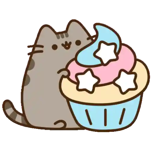 🧁🍇Eating Pusheen 1🍇🧁 1