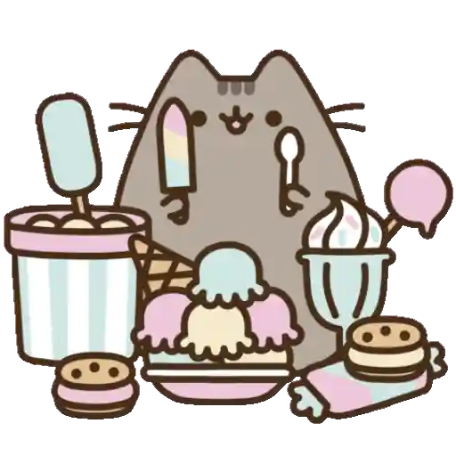 🧁🍇Eating Pusheen 1🍇🧁 12