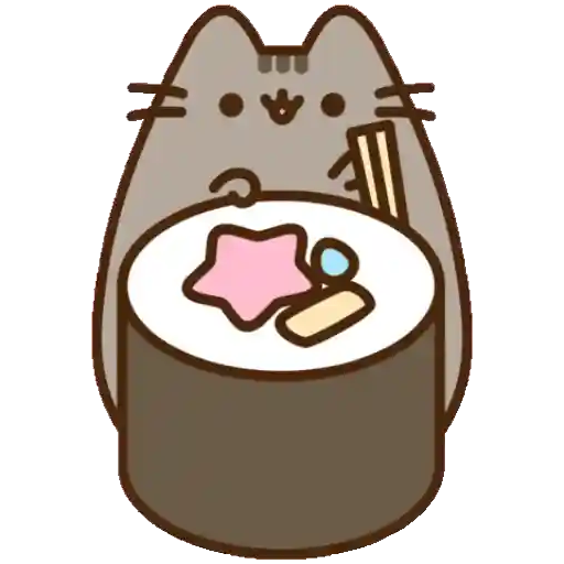 🧁🍇Eating Pusheen 1🍇🧁 2