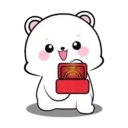 ‍ ️Lovely White Bear 6 MOV. 14