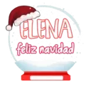 ELENA feliz navidad