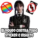 BLOQUEO CONTRA TODO STICKER e INSULTO