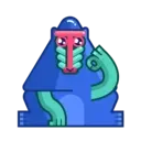 Colour The Monkey ️Nazaralnazrii ️ 18