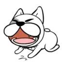 Funny White Dog MOV 3