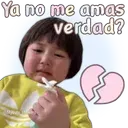 Ya no me amas
verdad?