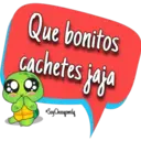Que bonitos
cachetes jaja
Soy Choogomila