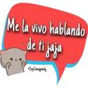 Me la vivo hablando
de ti jaja
Soy Choogomila