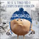 NO SÉ SI TENGO FRÍO O
EL CUERPO EN MODO VIBRACIÓN
Ne