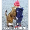 HACE FRIO
DAME UN ABRAZO