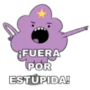 ¡FUERA
POR
ESTÚPIDA!
ny