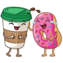 Donut and coffee 1 27