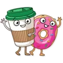 Donut and coffee 1 7